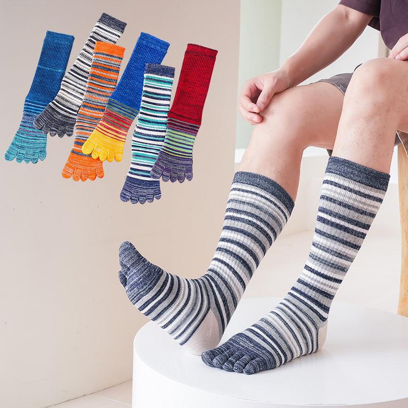 Toe Sock Split - 5 пар осенне-зимних утолщенных спортивных высоких