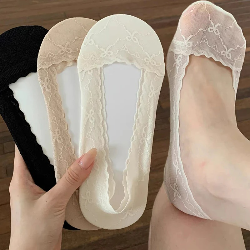 Носки-невидимки с кружевной от – обзор и цена Invisibility Sock Loafer